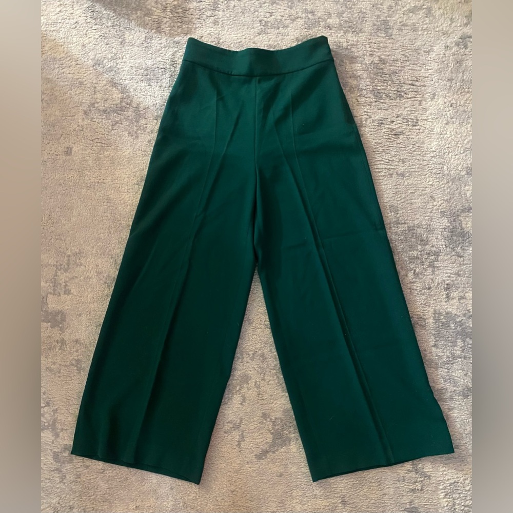 High waisted wide leg pant